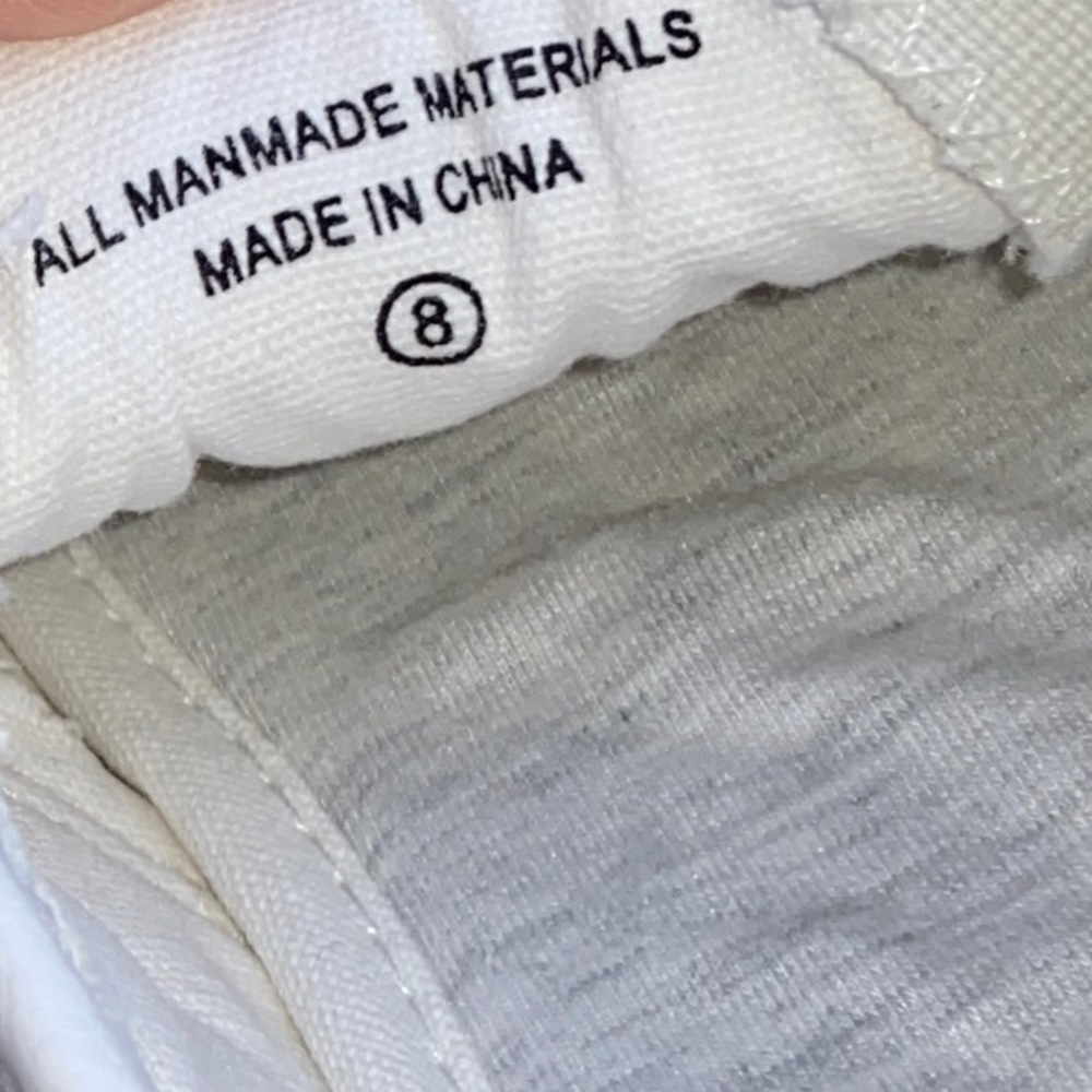 🥳HostPick🎉Soda Gently Used Women Sz-8 Quilted Diamond Stitched Bright White🤍 - Picture 16 of 16